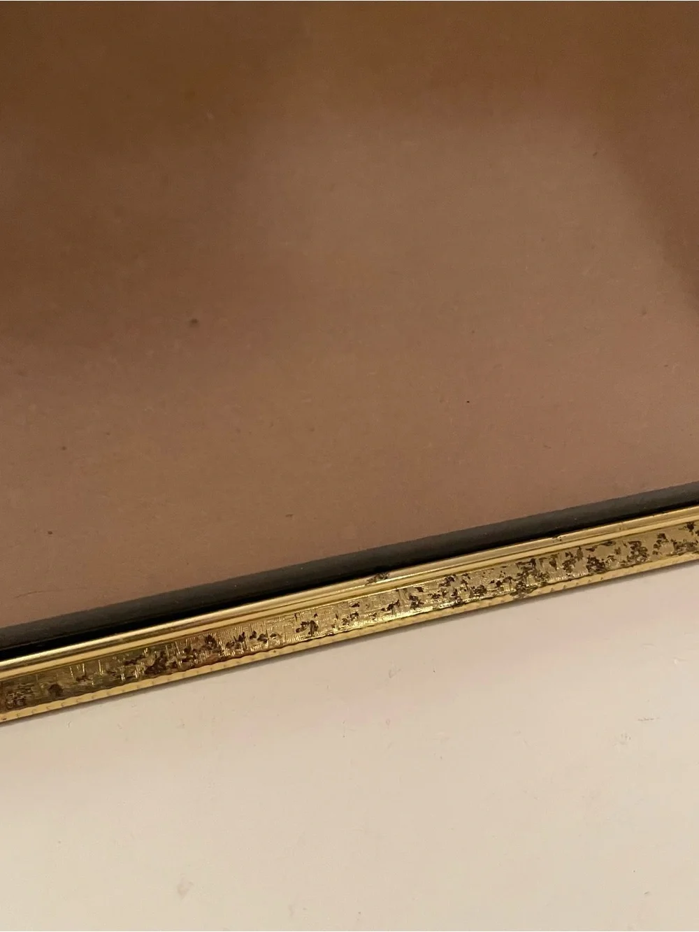 Vintage Brass Hinged Double Foldable 8x10 Photo Frame